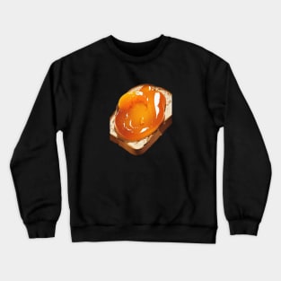 Apricot Kawaii Vintage Since Sandwich Yummy Sweet Toast Bread Loaf Crewneck Sweatshirt